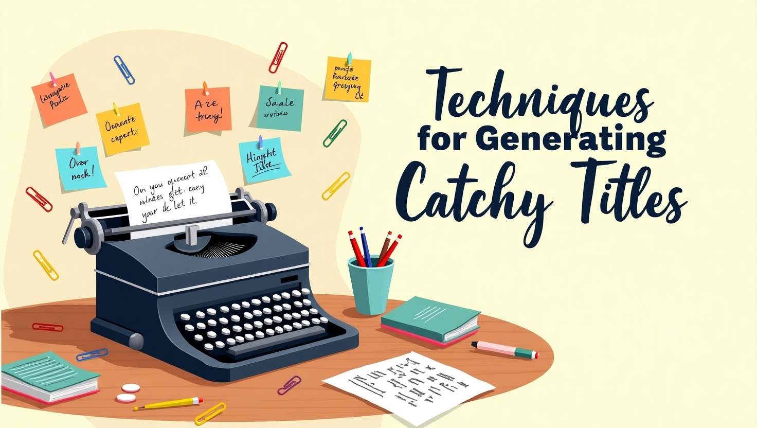 Need a Catchy Title? Don’t Sweat It, Read This Now
