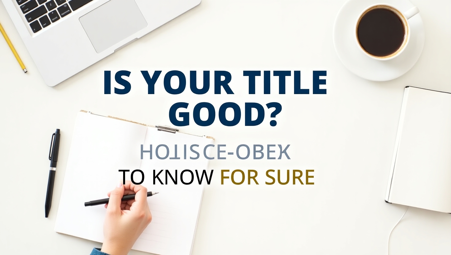 Is Your Title Good? Quick Checks to Know For Sure